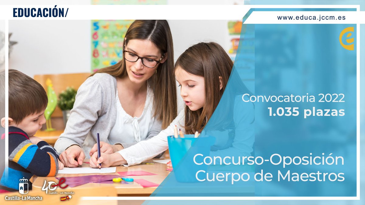 educajccm's tweet photo. 📢 El @gobjccm publicará la convocatoria del concurso-oposición para el Cuerpo de Maestros "la segunda semana de febrero" 

📌 Más información en: https://t.co/YdwiKJlGbZ

@RosanaCLM @josemanueluno @CRFPCLM https://t.co/86pChfmzJm