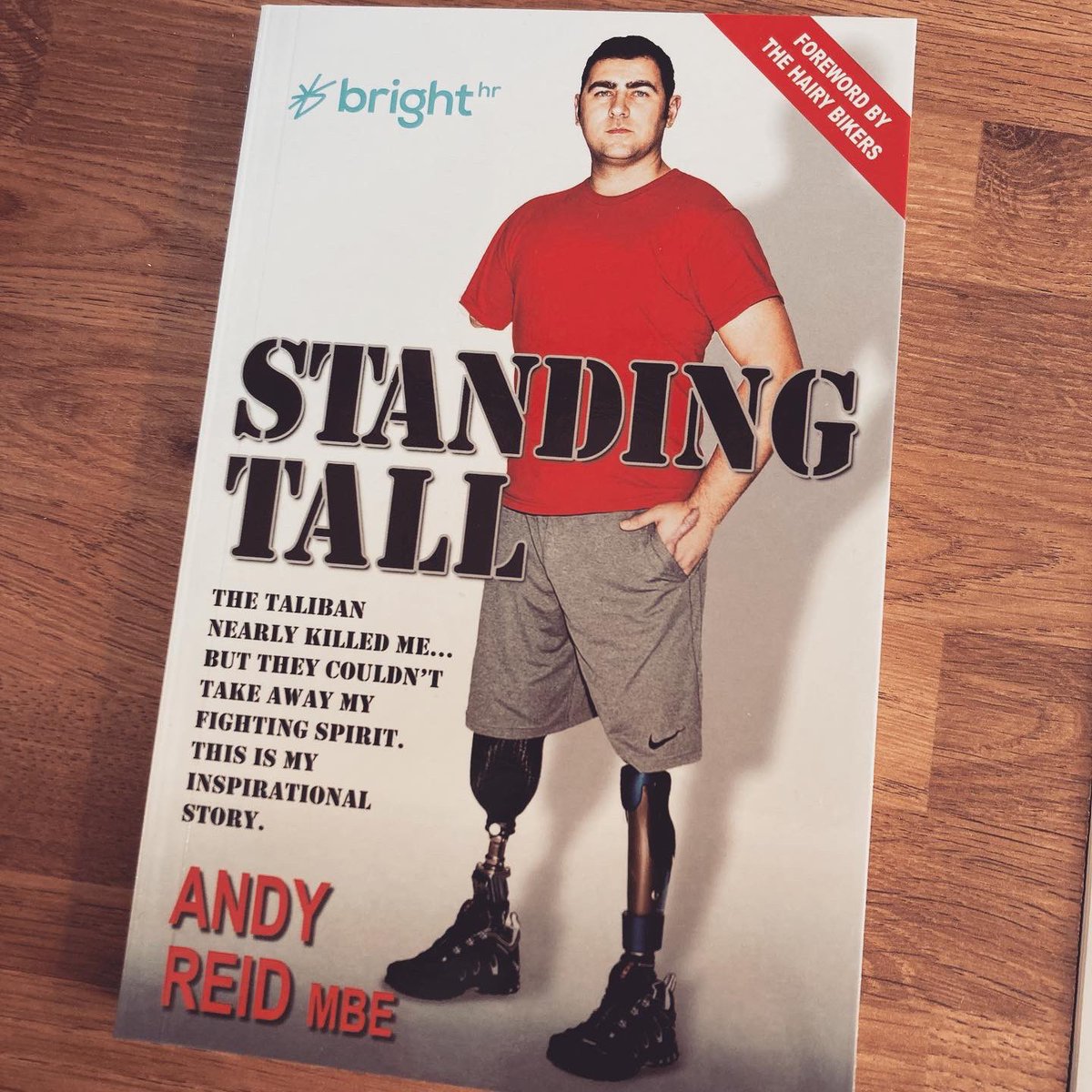 StHBookStop's tweet photo. Thank you to @andyreid2506 for visiting us today and dropping off signed copies of his autobiography #standingtall - get your limited signed edition in store today! Proceeds go to the Standing Tall Foundation @AndyReidMBE_STF ❤️ https://t.co/vTkpNgKkr1