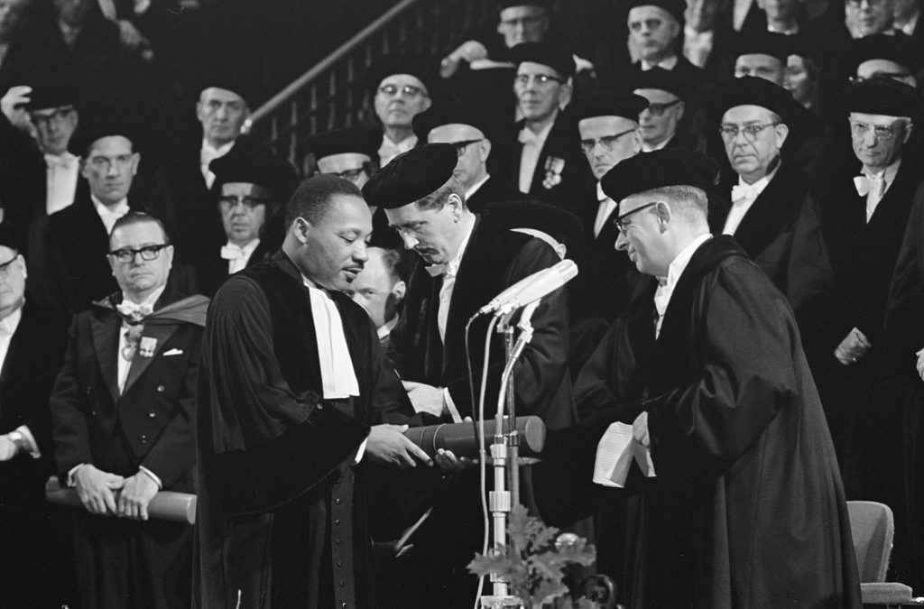 This morning, <a href="/robgreeneII/">Dr. Robert Greene II</a> offers, "The International MLK."
 "King’s ideological and political beliefs were always oriented toward the idea of ‘but a local phase of a world problem,’ he writes—aaihs.org/the-internatio…