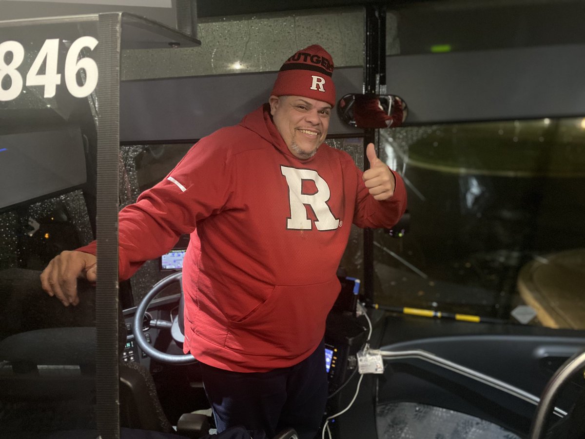 A HUGE thank you to our favorite bus driver, Angel, who got us home safely after last night’s dual at Penn State ❄️.

An absolute 🔨.

#RelentlessPursuit | #GoRU