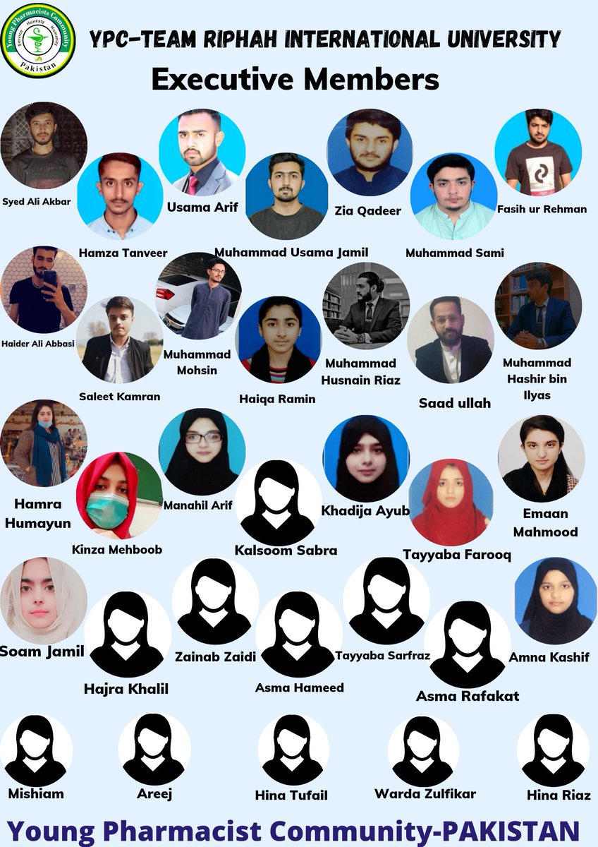 YPCpakistan's tweet photo. When we have so many enthusiastic & sincere student members outside KP. Then how can they just connive out without vaulting into the battle & how can we keep them dormant. So Here we go with a rampant team from #Ripha Internationl Universty, to announce .Cordial Congratulations https://t.co/WP9FElRerB