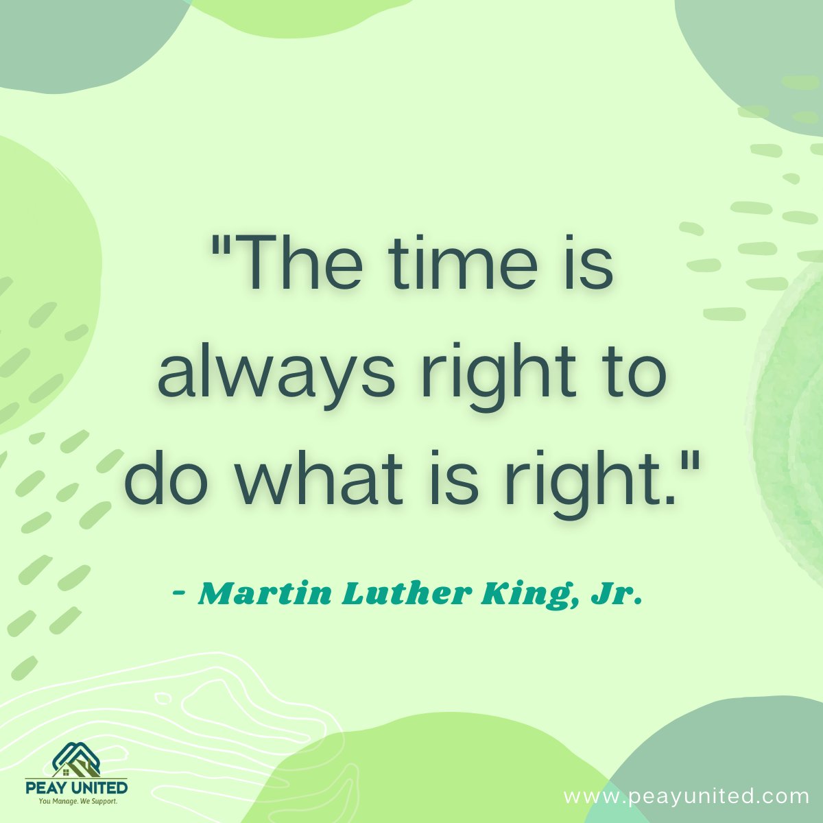 PeayUnited's tweet photo. In remembrance, and reverence of MLK Jr. 
-
-
- https://t.co/e5FcYf9hdK