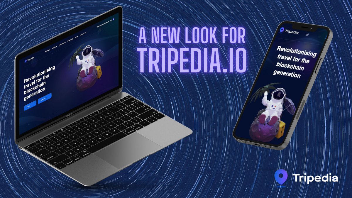 We're thrilled to showcase our website's fresh new look, just in time for the ILO with our friends <a href="/UNCX_token/">UNCX Network</a>!

Check it out at tripedia.io. And grab your $trip tokens at app.unicrypt.network/amm/pancake-v2….

Exciting times to come and we can't wait to share them with you! 😎
