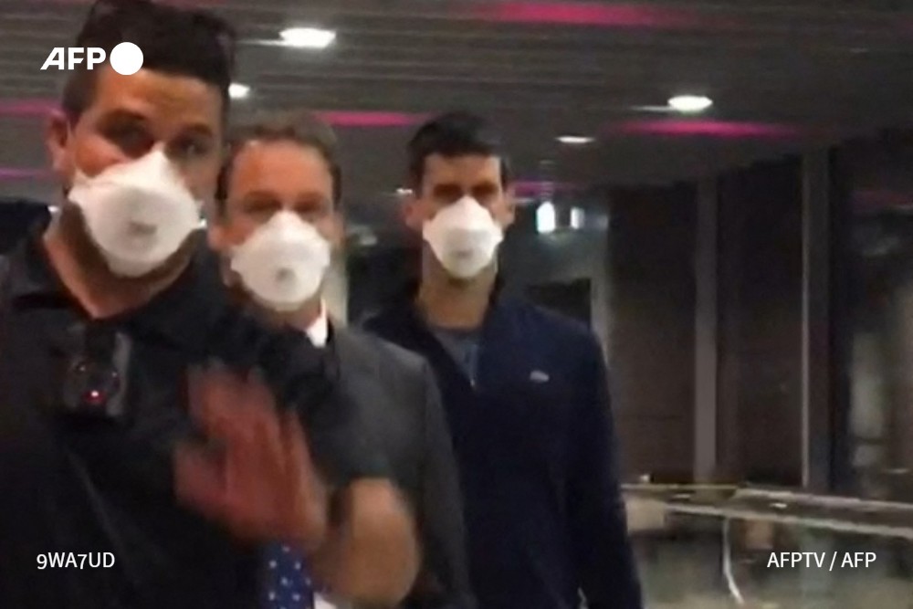 Novak #Djokovic arrived back home in the Serbian capital Belgrade on Monday after the tennis star's deportation from Australia over his coronavirus vaccination status demolished his dream of earning a record 21st Grand Slam title in Melbourne u.afp.com/wG2X  #AFPSports