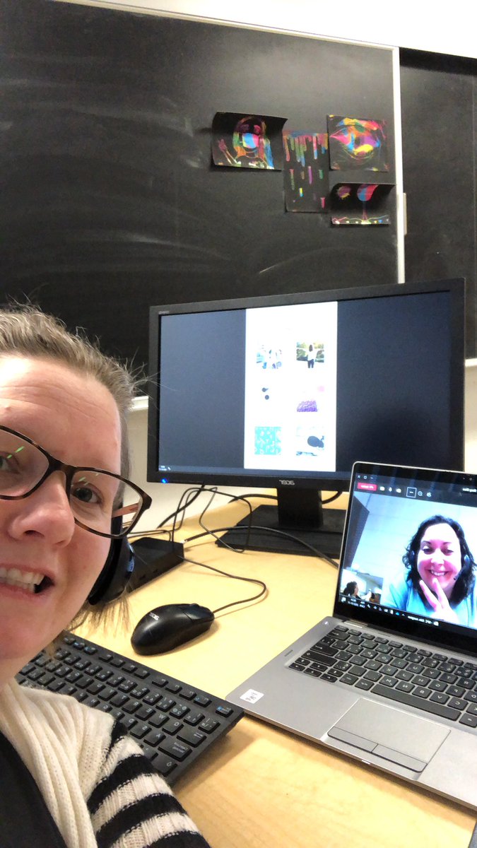 Merci pour l’accueil de la part de la gang à l’école catholique Ste-Croix. #bureautemporaire #aidealapenurie