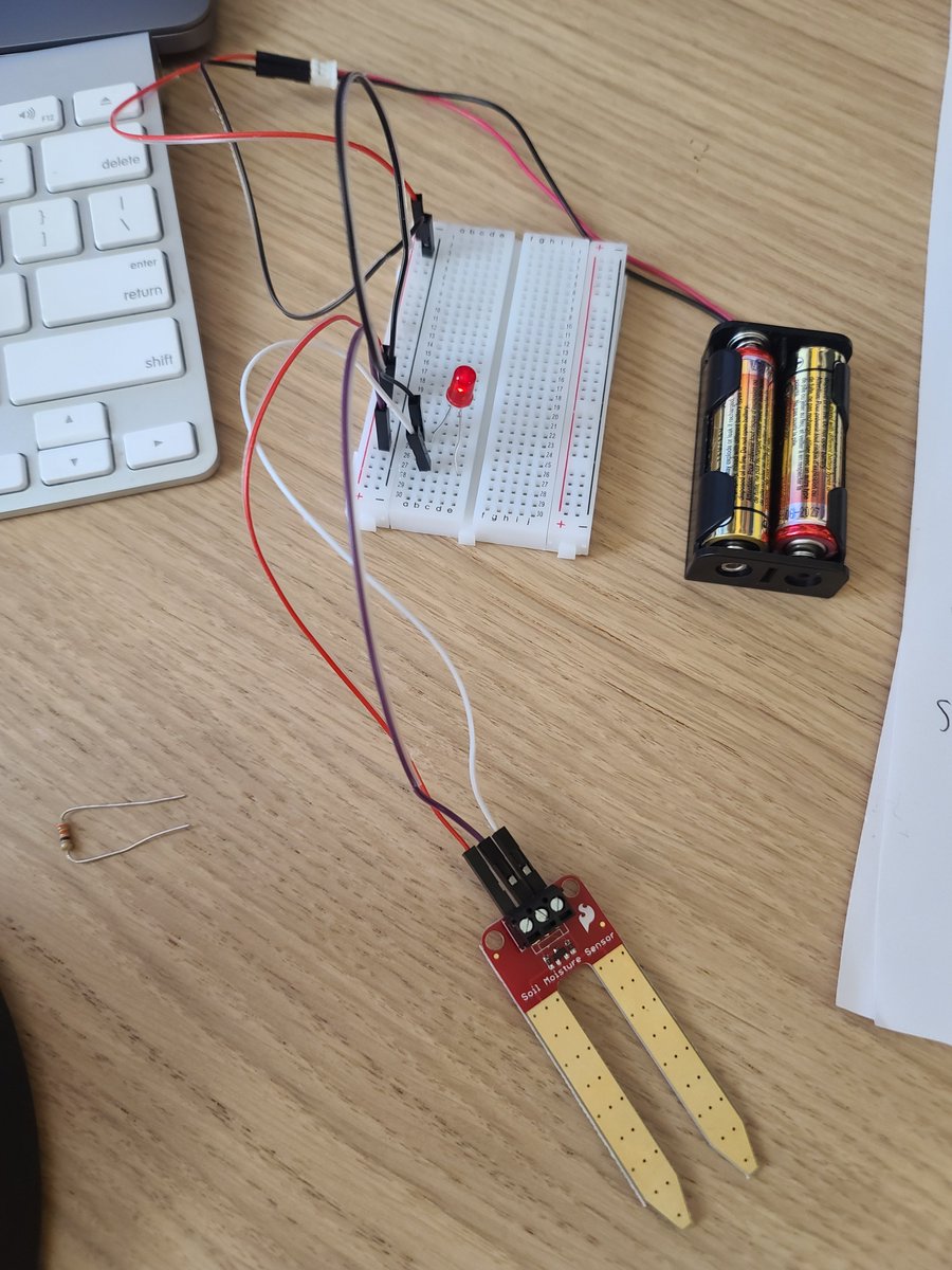 Gonna be teaching kids how to build a water sensor today for #mlkday #mlkdayofservice at Red Hat #lifeatredhat get your kit here sparkfun.com/products/17061