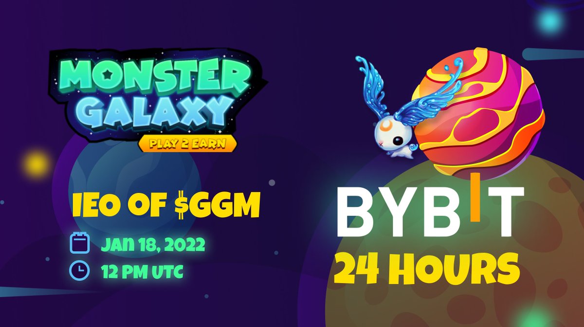 ⏰ Less than 24 hours to go for our #IEO ⏰

🎊 Our IEO on @bybit_official will go LIVE on Jan 18, 2022 at Noon 12 PM UTC.🚀

💰 $GGM / USDT pair will be available!

#GameFi #PlayToEarn #Bybit