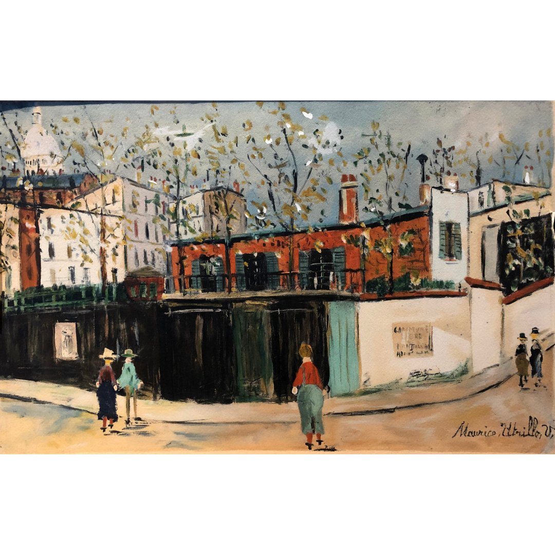RiosArt.Gallery  #Artworks with #NFT certificates

Maurice Utrillo(1883-1955). France
Artworks Winter &amp; Spring
Watercolor, paper