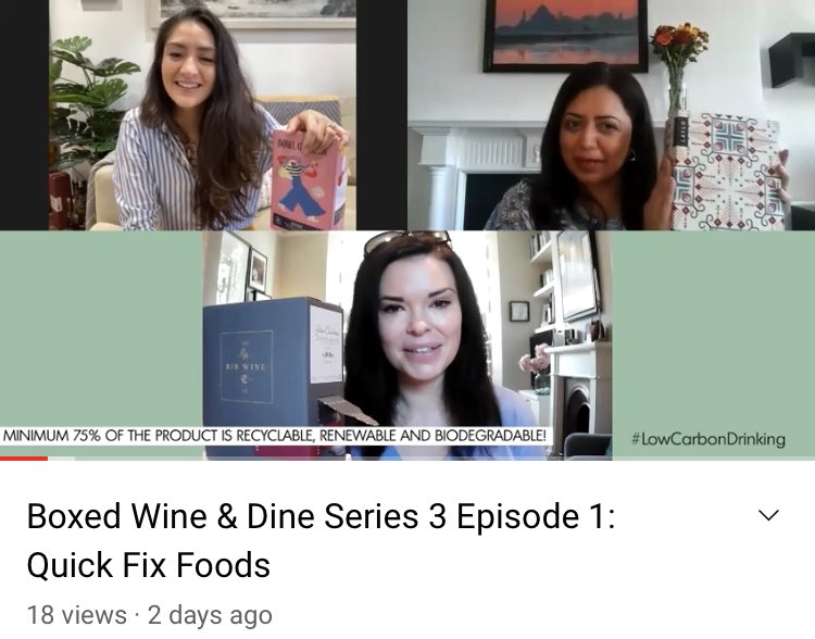 Another fabulous exploration of boxed wine, this time with <a href="/BowlGrabber/">Bowl Grabber</a> rosé, an absolute win on pizza night. Thanks <a href="/PCDrinksAwards/">People's Choice Drinks Awards #wine #spirits</a> &amp; <a href="/smurfitkappa/">Smurfit Westrock</a> for the opportunity to continue my boxed wine adventure with @Libby_Brodie &amp; <a href="/notjustveggie/">Vidya Narasimhan | Not Just Vegetarian</a>! youtu.be/ZdY_8Qv2XbM