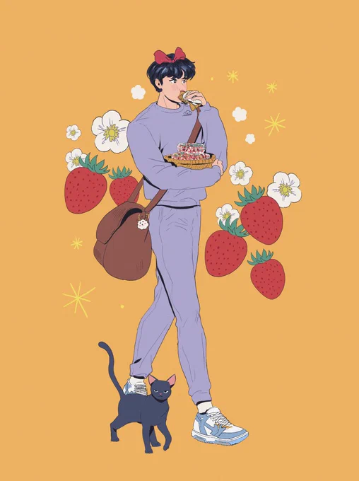 Jinnie's 🍓 Delivery Service  

#btsfanart #jin 