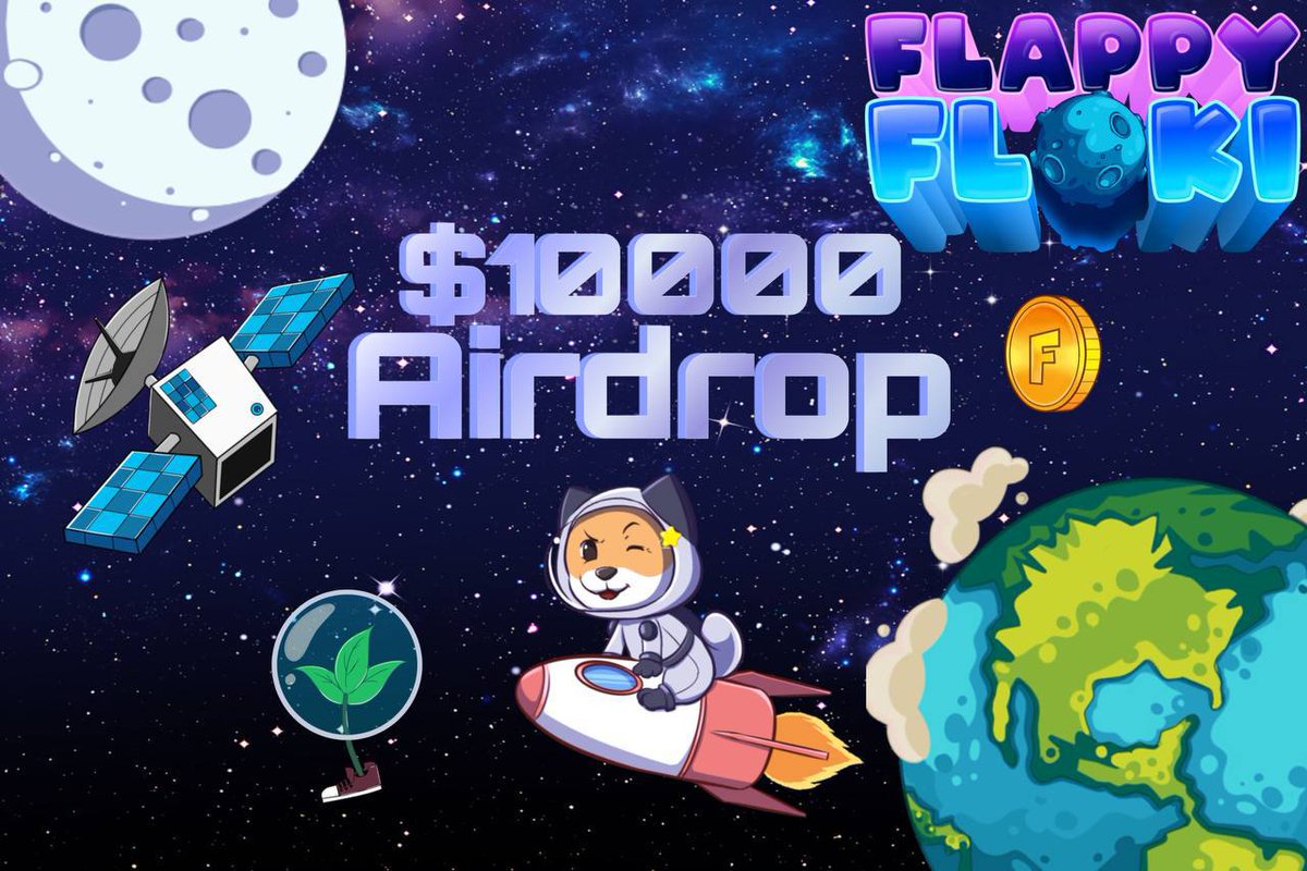 New Airdrop: FlappyFloki
Value: $10,000 
Rewards: 1 Million FLAFLO ($10)
Referral: 2 Million FLAFLO ($20)
End Date: 1st February, 2022 
Distribution: 15th February, 2022

🔗 Airdrop Bot: t.me/FlappyFlokiAir…

#Airdrop #Crypto #Bitcoin #BSC #AirdropAchiever #FlappyFloki