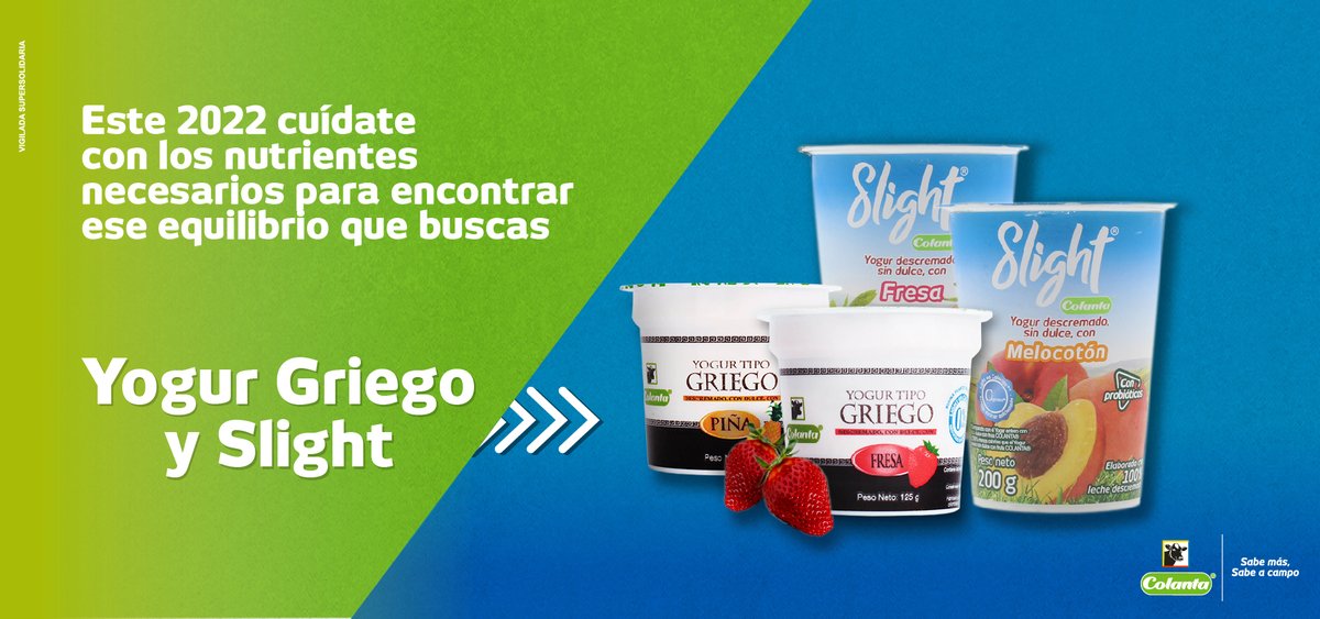 mercolanta's tweet photo. Llegó el momento de encontrar el balance perfecto que necesitas para cuidarte y llevar una vida saludable.

Acompaña todas tus mañanas con yogur griego Colanta después de una pequeña rutina de ejercicio. https://t.co/3ntnBO4Z2N