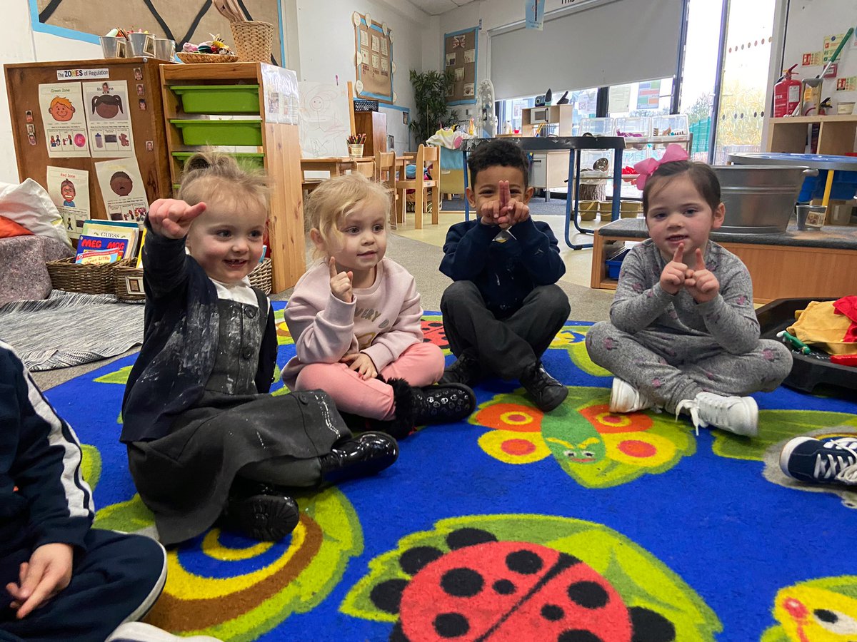 croxtetheyfs's tweet photo. Today’s magic number is 1! We have been learning all about the number 1 and how we can show it in different ways. We also had lots of fun practising to write the number in our messy gloop tray “start at the top and down we run!” @CroxtethC @RainbowEduMAT https://t.co/Kj3fq9qM2E