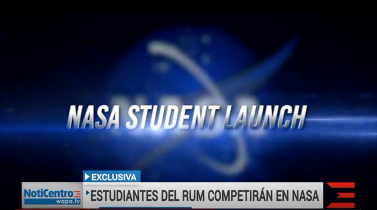 Un grupo de estudiantes de la Universidad de Puerto Rico en Mayagüez representará al país en la competencia NASA Student Launch. 

Los estudiantes competirán ante 40 universidades del 20 al 25 de abril en Alabama, Estados Unidos.

¡Enhorabuena! 🙌🏼
Recurso: Noticentro