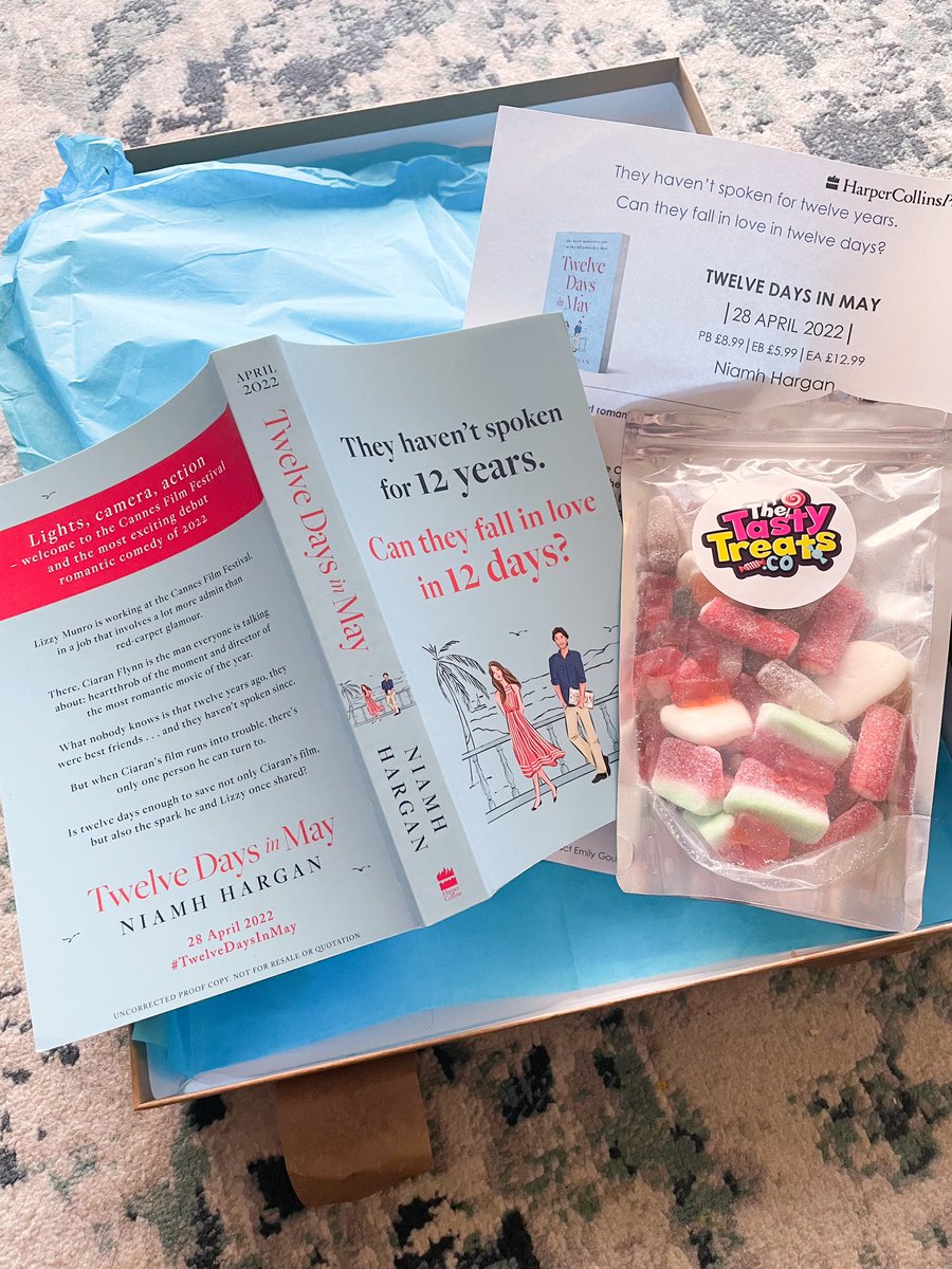 Massive thank you to the @fictionpubteam for this cute book package! 

Debut book from @EveWithAnN - #twelvedaysinmay out 28.04.22 

#booktwt #BookTwitter