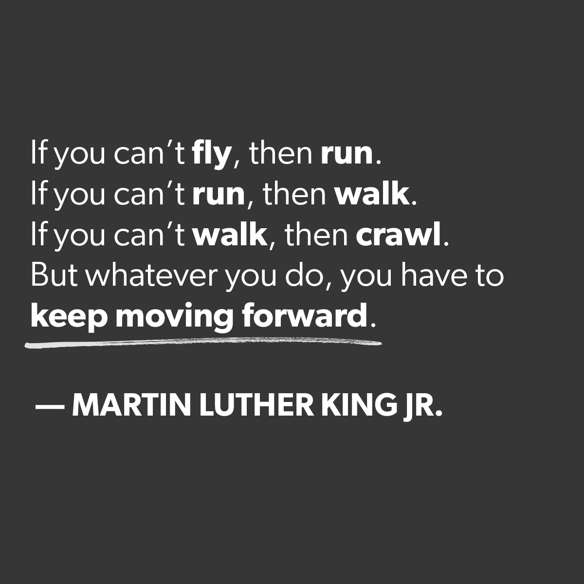 DaveRamsey's tweet photo. Never give up. https://t.co/6BJ4oclNnC