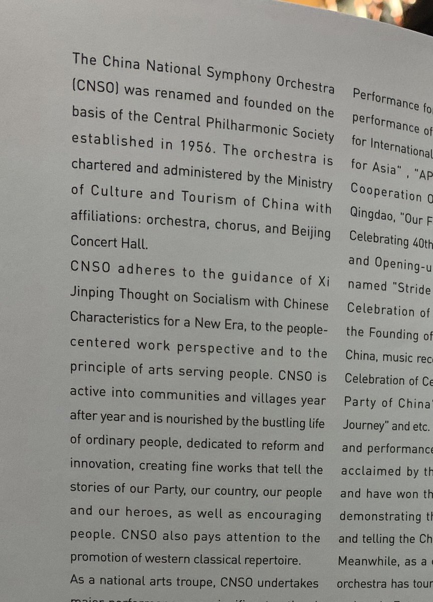 TomBurnBeijing's tweet photo. First classical concert since before the pandemic: China’s National Symphony Orchestra (and Israel’s Philharmonic Orchestra, virtually). https://t.co/6RWObQpa03
