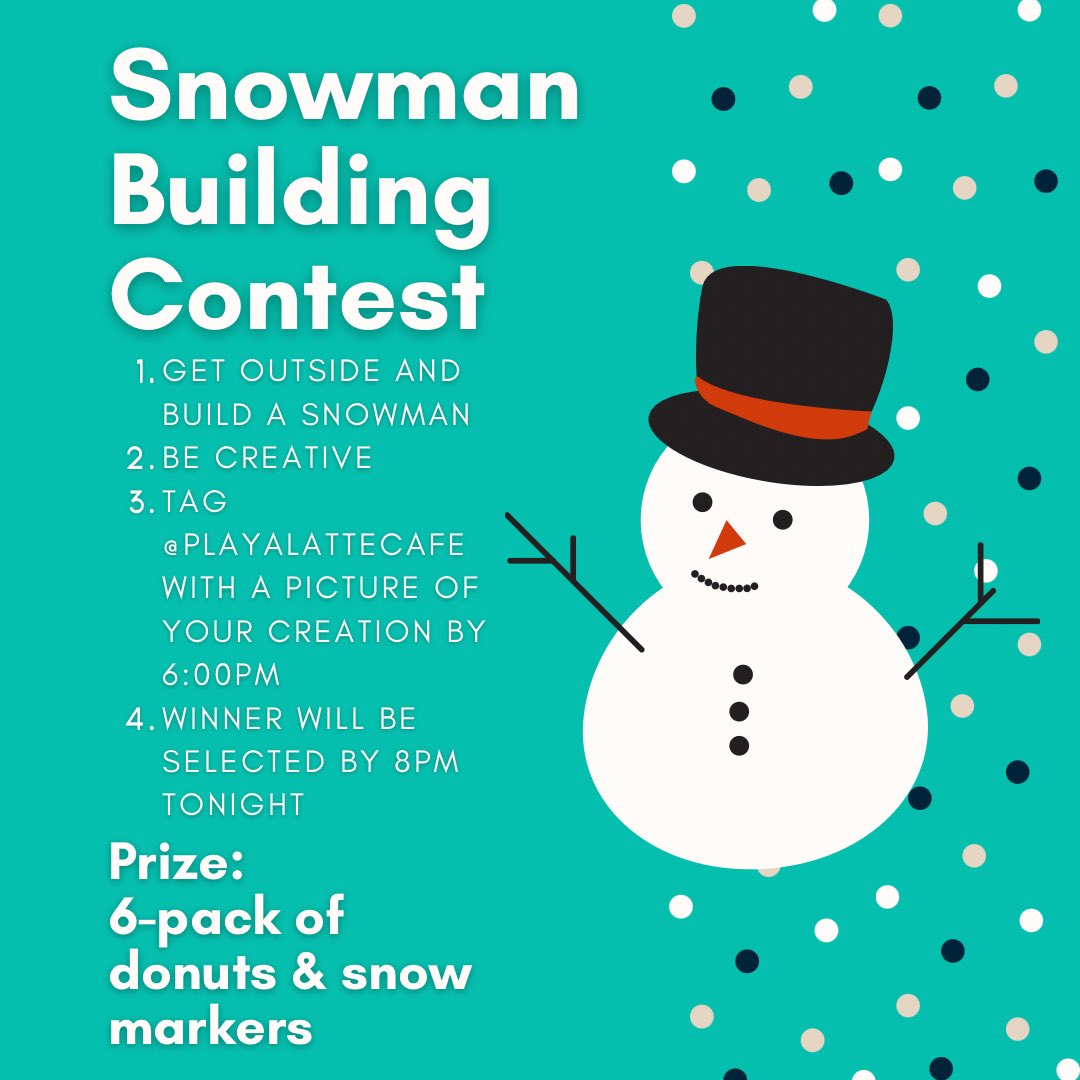Once you’re done looking at all the snow day memes head outside so you can enter our snowman building contest. 

#kwawesome