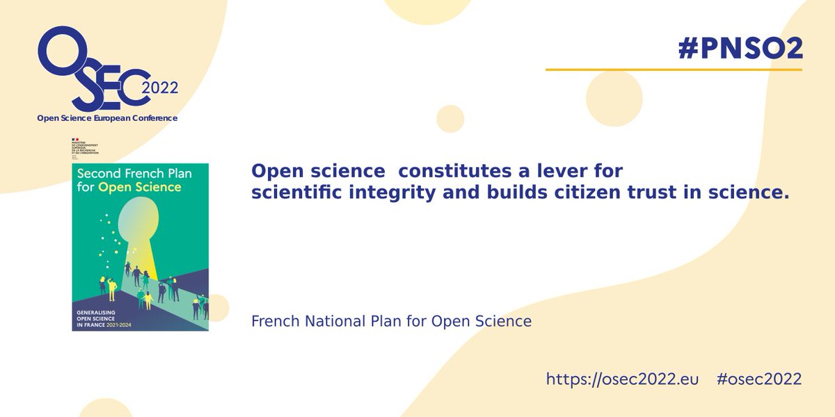 OSEC 2022 - Paris Open Science European Conference tweet media
