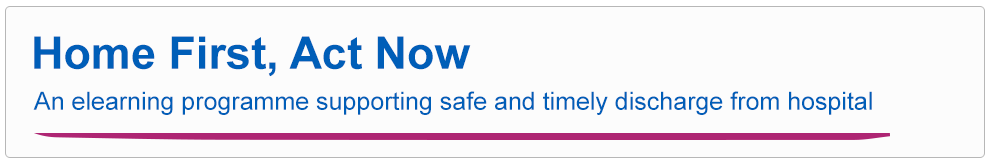 NHSE_TEL's tweet photo. Join the 1000s of health &amp; care professionals who have already accessed the Home First, Act Now programme to help you support a safe and timely discharge from hospital: https://t.co/LonlUmPsMU @HEE_TEL @NHSEngland @TheQNi @DHSCgovuk @NHSEnglandCHS https://t.co/cBJieIVQGd