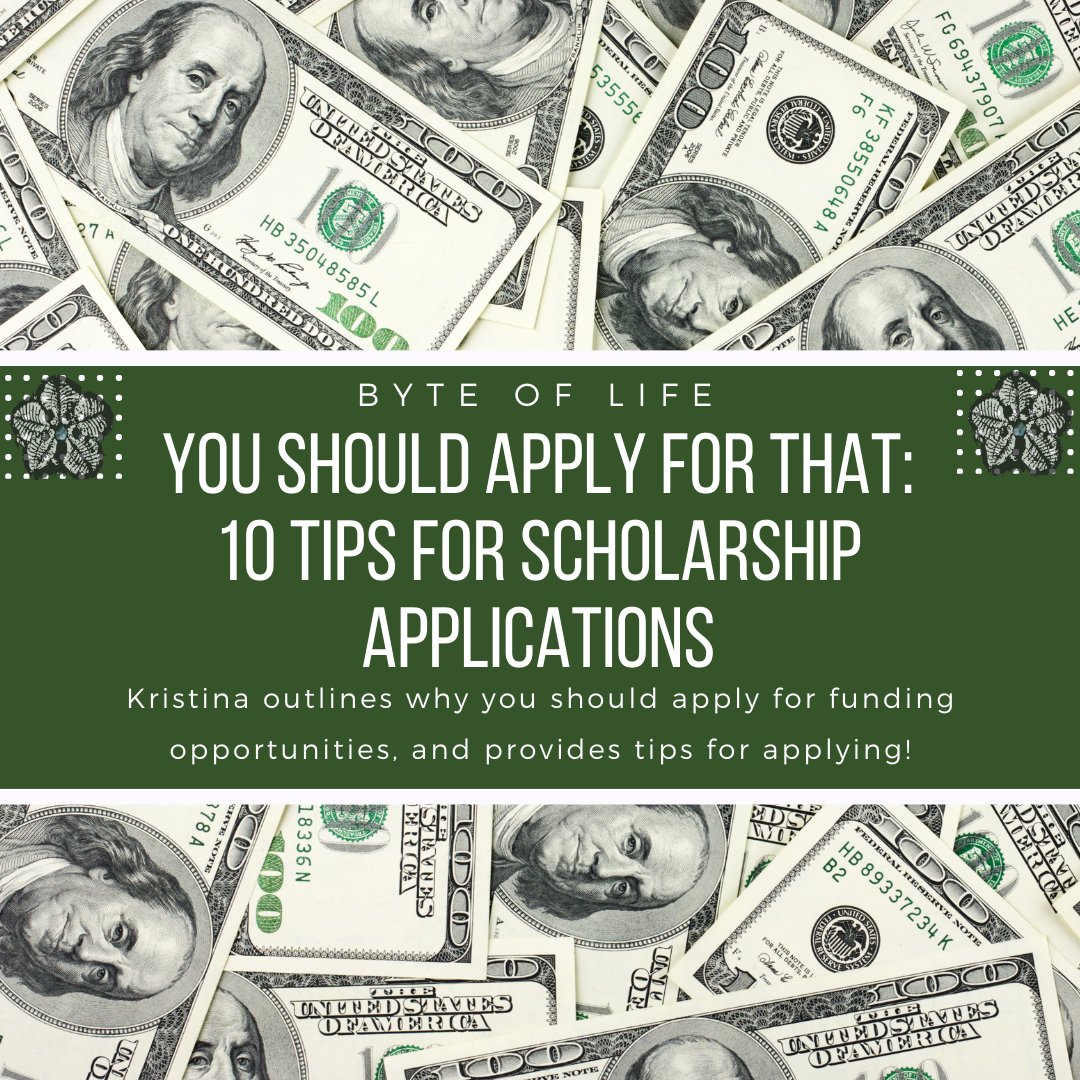 TimeScavengers's tweet photo. #ByteOfLife post by @barnaclebarclay about applying for funding opportunities! In this post, she makes a very convincing argument for why you should apply to funding opportunities, and provides extensive tips for applying! https://t.co/WOz9mubr6H https://t.co/Dg32fRrzGJ