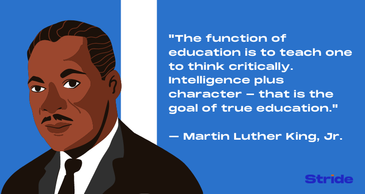 Today we honor Martin Luther King, Jr., one of the most notable Civil Rights activists in the American Civil Rights movement. #MLKDay