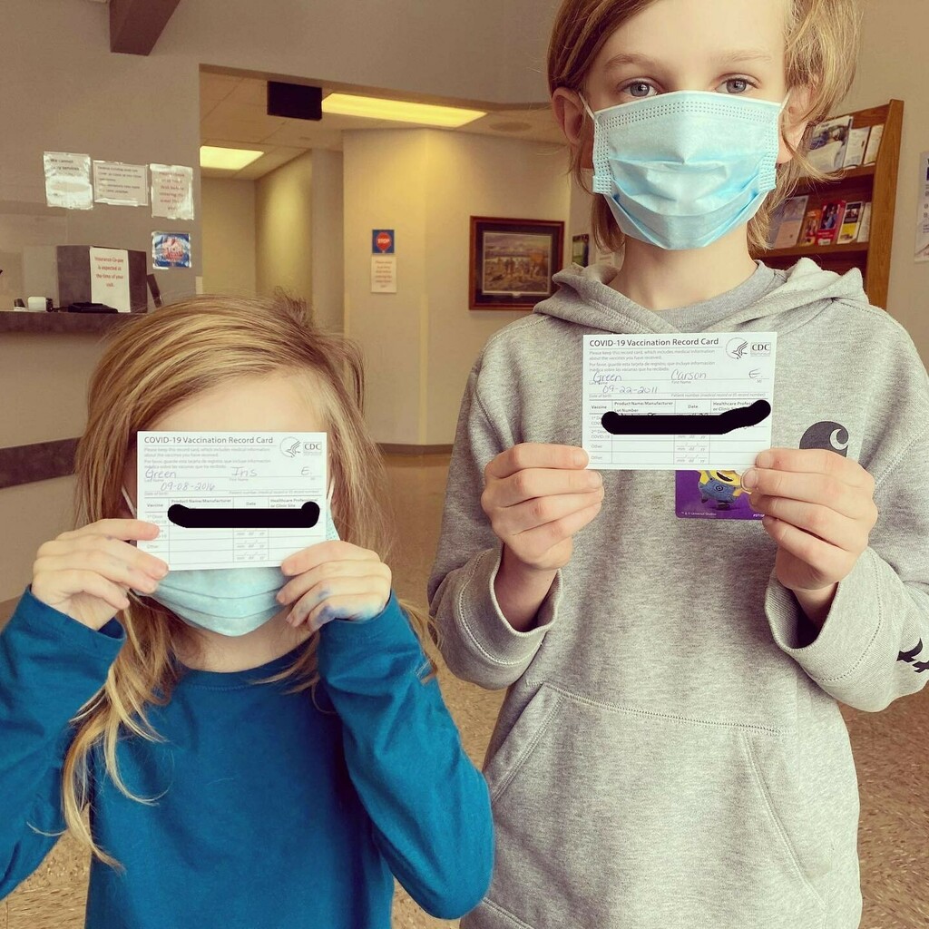 seekingwhispers's tweet photo. I’ve got a couple of badasses for kids 💉 They’re doing their part! #covidvacccine #proudmom https://t.co/yiELkNkK8B https://t.co/ctIEhMfn6Y