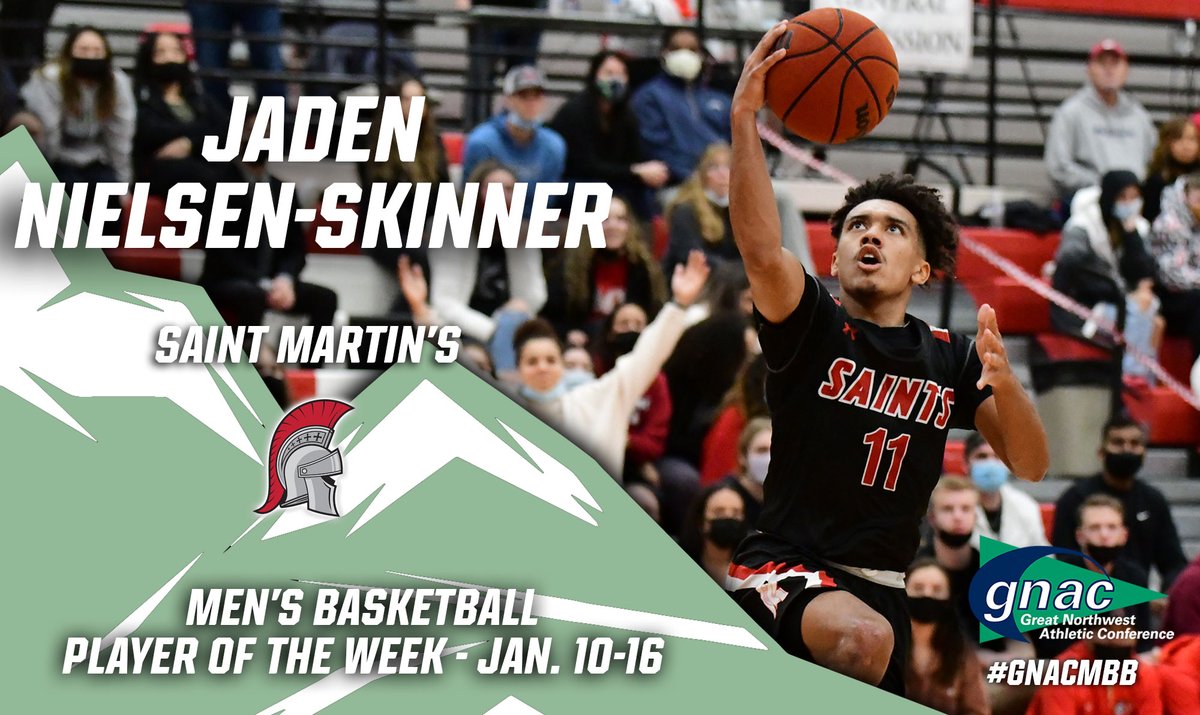 GNACsports's tweet photo. Congrats to Jaden Nielsen-Skinner of @SMUSaints, the #GNACMBB Player of the Week!
https://t.co/Bx7gs5WXFK https://t.co/tpwNEVbxD6