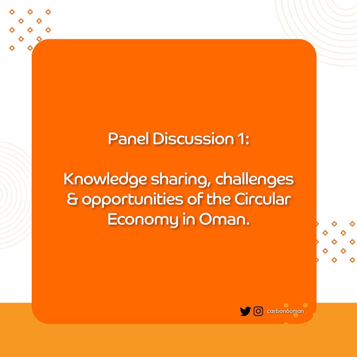 carbon6oman's tweet photo. لا تفوتوا فرصة المشاركة 👏🏻

ايش هي اهم النقاط الي راح يغطيها ضيوفنا في الورشه؟ 🤩 
تعرفوا عليها!👀

🗓📍 كونوا من ضمن الحضور يوم السبت ٢٢ يناير في مصنع الابتكار / لاب 50 بتوقيت ١٠:٣٠ صباحاً الى ٢ مساءً
للتسجيل 👇🏻👇🏻

https://t.co/Sw54uJCZWC https://t.co/T6ODoJMkMp
