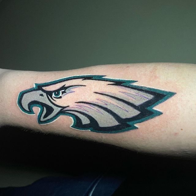 Philadelphia Eagles Game Day Face Temporary Tattoo NFL Football  eBay