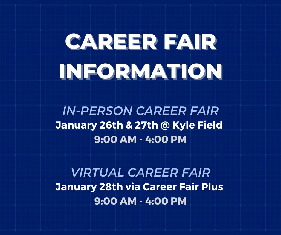 TAMUsec's tweet photo. The Spring SEC Career Fair is just around the corner and we encourage every Aggie Engineer to attend! This semester, we are excited to offer both an in-person and virtual option for students to interact with recruiters. We have included tips on how to dress the part! https://t.co/ptTF0CU871