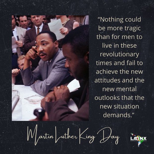 Today we reflect on the lessons and legacy of this tremendous man, and encourage everyone living in these revolutionary times to find ways to be of service to others, carrying forward the work and message of Dr. King.