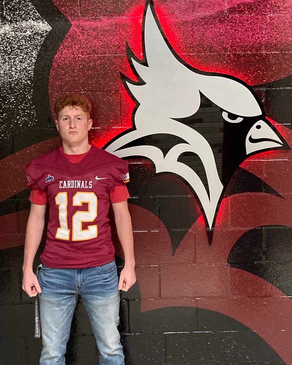 Excited to announce that I will be continuing my academic and athletic career at St.John Fisher college. I would like to thank my coaches, parents and everyone else that has supported me throughout my high school career. Go Cardinals! 🏈 <a href="/CoachVosburgh/">Paul Vosburgh</a> <a href="/CoachJoeZ/">Joe Zambito</a> @SJFCFootball