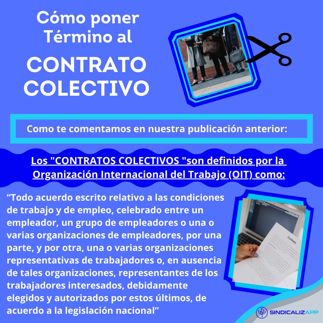 sindicalizapp's tweet photo. 👉 Te mostramos cómo se pueden finalizar los Contratos Colectivos 😘👏
📌 Conoce más en: https://t.co/qMnYf0iy10
📌 Síguenos en nuestras RRSS: Facebook, TikTok, LinkedIn, Twitter y YouTube
#contratocolectivo #trabajadores
#sindicatos #sindicalizapp #dirigentes #cutchile #sindical https://t.co/94Jed2Vhih