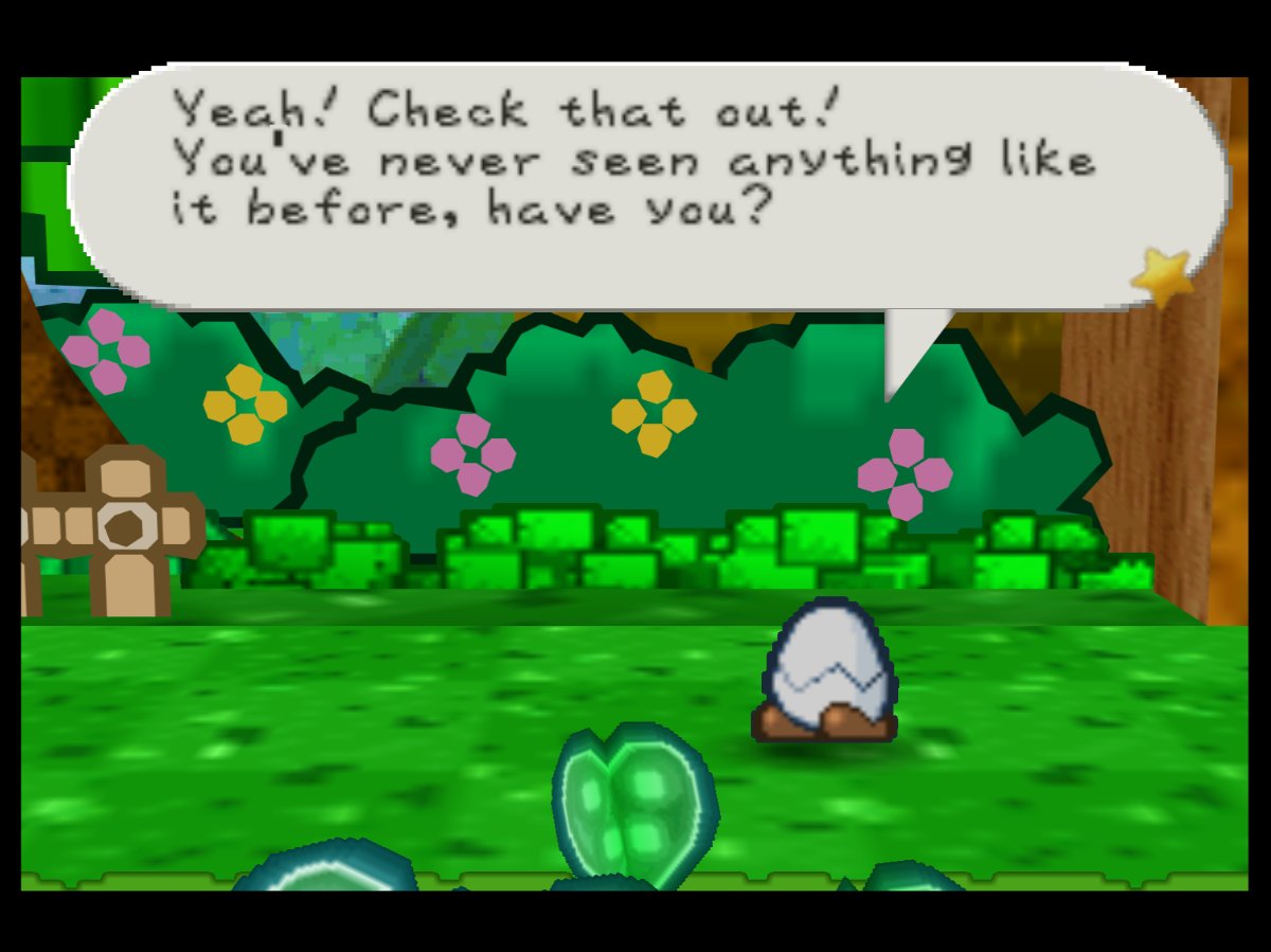 PaperMarioLog's tweet image. Yeah! Check that out! 
You've never seen anything like it before, have you?