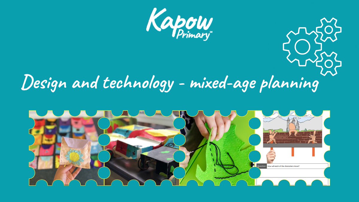 kapowprimary's tweet image. Do you teach #DT in a #mixedageclass setting?

Explore our free mixed-age #Designandtechnology plan for guidance on how to deliver the subject in a two-year rolling cycle while still covering the National Curriculum requirements.

Find the plan here 👉 bit.ly/3A6pLFo