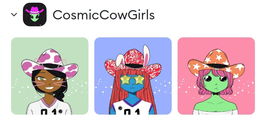 Sir_Mata757's tweet photo. I see you Alison! 👀
Nice PFP @Riske4rewards 

If you can, take a look at @CowgirlsNFT by Britt &amp; Taylor @TayweeNFT 

I'm sure you can find 1 or 2 you vibe with! Women empowering women! 

Once you finish up with the AO of course! GL

#NFTs #Support1Another #WomenInNFTs https://t.co/Y4SqxmW63y