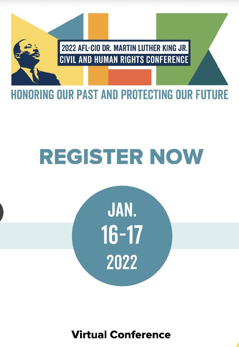 Marc_Perrone's tweet photo. I’m excited to attend virtually the 2022 @AFLCIO #MLKConf today.
Starts streaming at 6pm and again at 9pm ET.
Yesterdays was great, today is going to be even better!
Register now:
https://t.co/mnCtVhRSbN
#1u #UnionStrong #AFLCIO https://t.co/QfF7TtQDHv