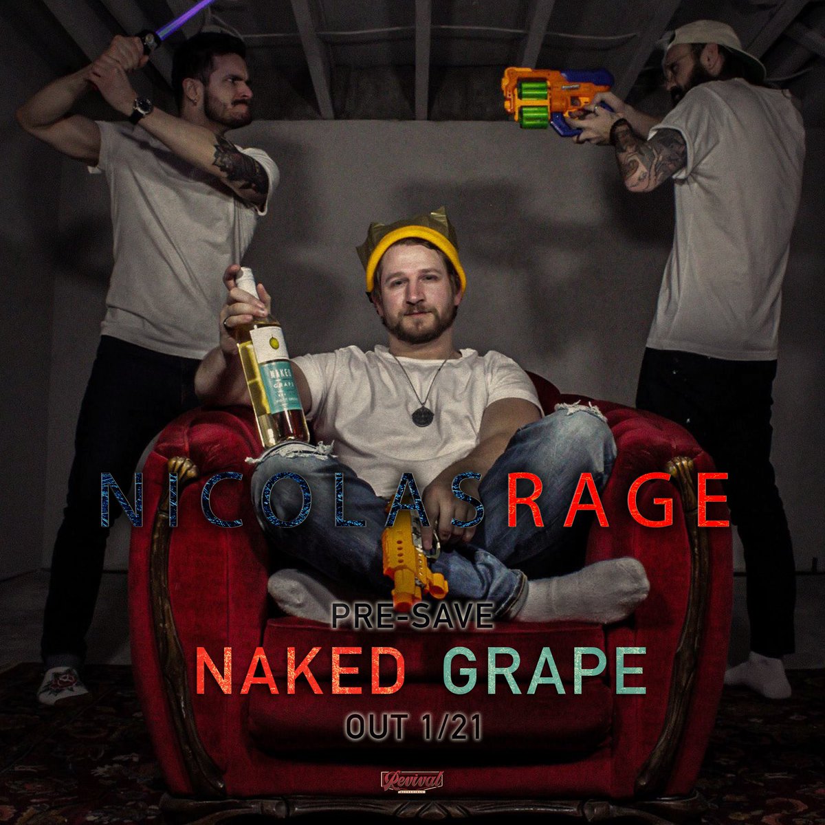 “Naked Grape” is out Jan. 21st! That’s THIS FRIDAY! 🤩🤟

Pre-Save @ the Link in Bio 🔗

This is the most Dad-Rock song we’ve ever put out. We’re talkin’ Costco, we’re talkin’ an organized garage, we’re talkin’ cargo shorts. Stoked for ya’ll to hear! 🙏