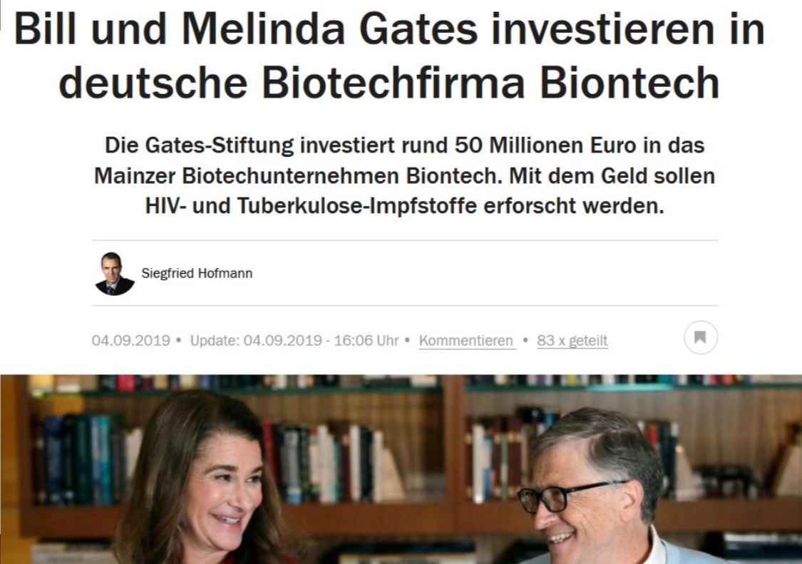 yachtmaster8989's tweet image. Boha wann hab ich mal so viel Glück wie Bill Gates! Er investiert blind in Biontech und zufällig 2 Monate später bricht Covid aus wo Biontech die meistverkaufte Impfe liefert… Schwein muss man haben! 

#Impfpflicht #COVID19 #2GPlus #Genesenenstatus