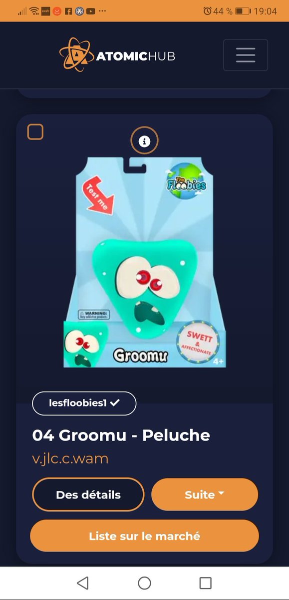 Merci <a href="/CryptoAP/">Ondecrypte</a> et <a href="/TheFloobies/">The Floobies</a> pour le giveaway 😁.
L'équipe <a href="/TheFloobies/">The Floobies</a> est super sympathique, ils m'ont aidés a créer le wallet pour recevoir les nft 👌👍👍
Merci beaucoup