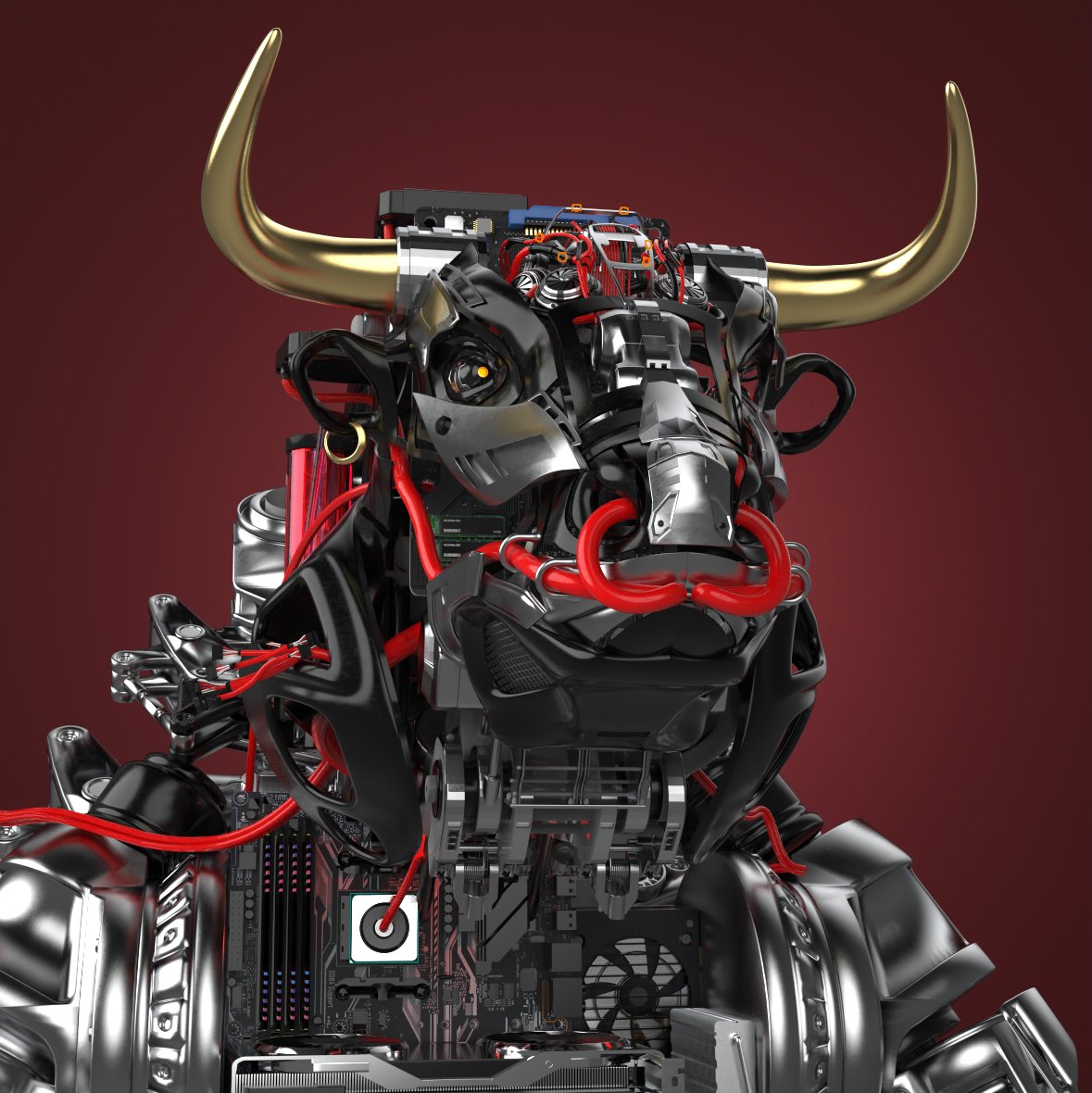 Introducing the Chiptos Bull. Another type coming to Chiptos X. You know what comes after bulls right?

#RETWEET and Tag 3 friends⬇️who would love this in their wallet for the chance to win a WL spot.

#NFT #CHIPTOS