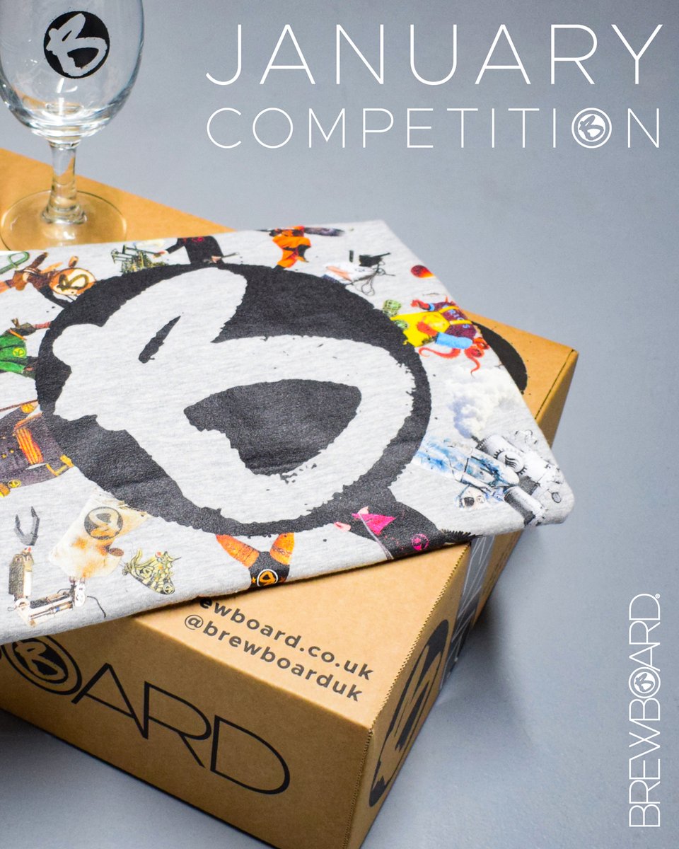 Today is meant to be the most depressing day of the year apparently so as a wee remedy to that we’re putting this splendid little lot up for grabs:

⭐️ A custom case of 24 x 330ml BrewBoard cans
⭐️ A 2/3pt tulip BrewBoard glass
⭐️ A premium cotton BrewBoard World T-shirt