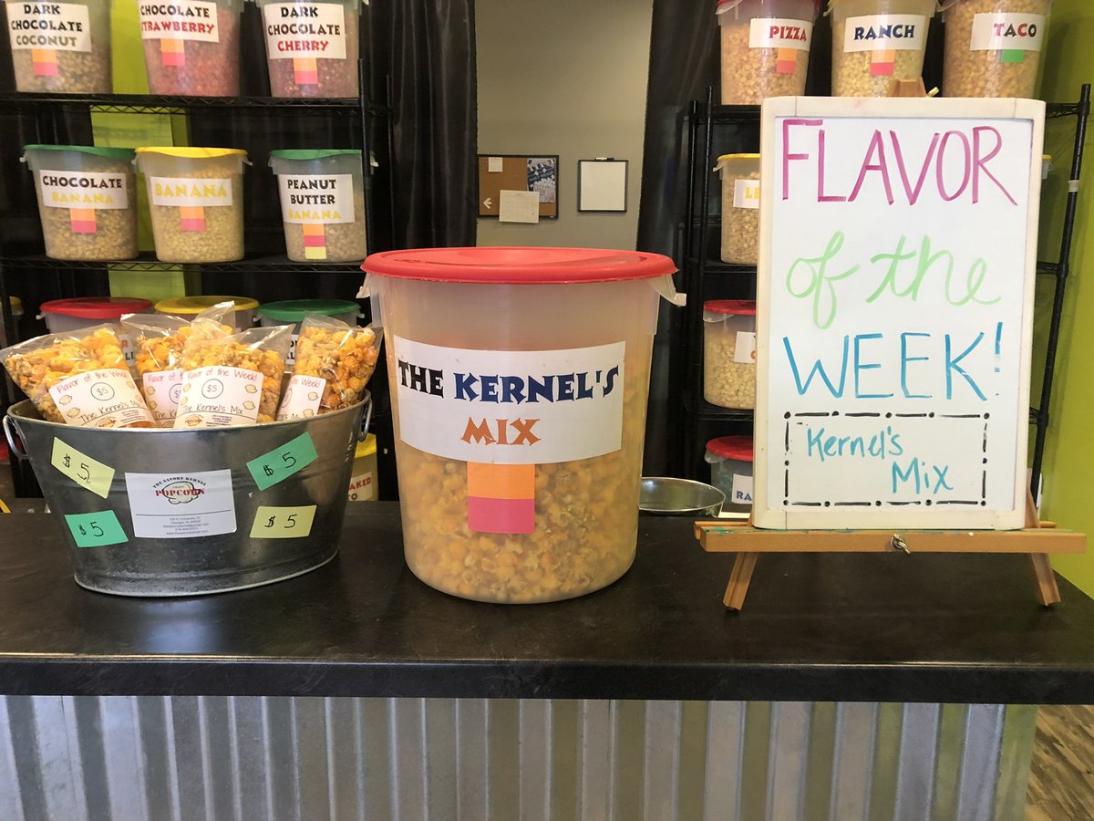 theSavoryKernel's tweet photo. Looking for a classic? Come grab a small bag of Kernel’s Mic for only $5! 

Flavor of the Week: Kernel’s Mix! https://t.co/euxLph6CH4