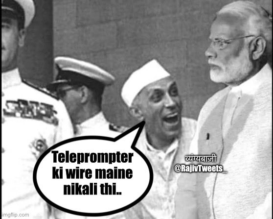 RajivTweets_'s tweet photo. Nehru ji got no chill.
#TeleprompterPM https://t.co/oFECLa73g9