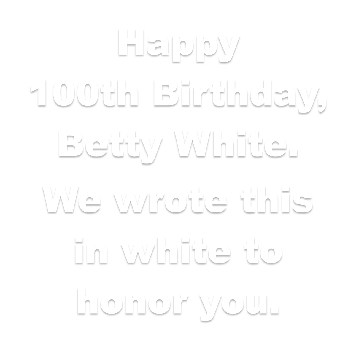 BaldGuyGreeting's tweet photo. Happy 100th Birthday Betty White.
We sincerely hope Rue McClanahan, Bea Arthur and Estelle Getty aren't making fun of you up in heaven. They really were mean to you on Golden Girls.
#GoldenGirls
#100Club
#SoDamnClose https://t.co/tlRmxmV1Ml