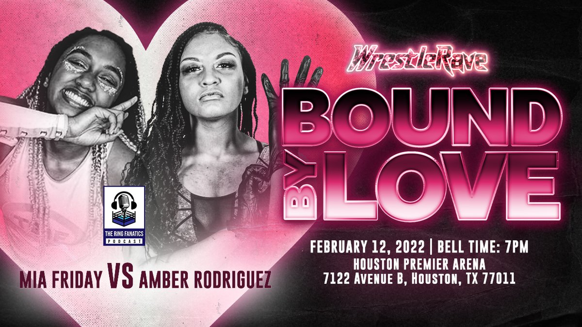 We would like thank The SweetChinwag Podcast for sponsoring #AmberRodriguez in her battle Mia Friday.

This show is about three fans with very different viewpoints give their perspectives on the often weird world of Pro Wrestling.

🎟️eventbrite.com/e/223612299407