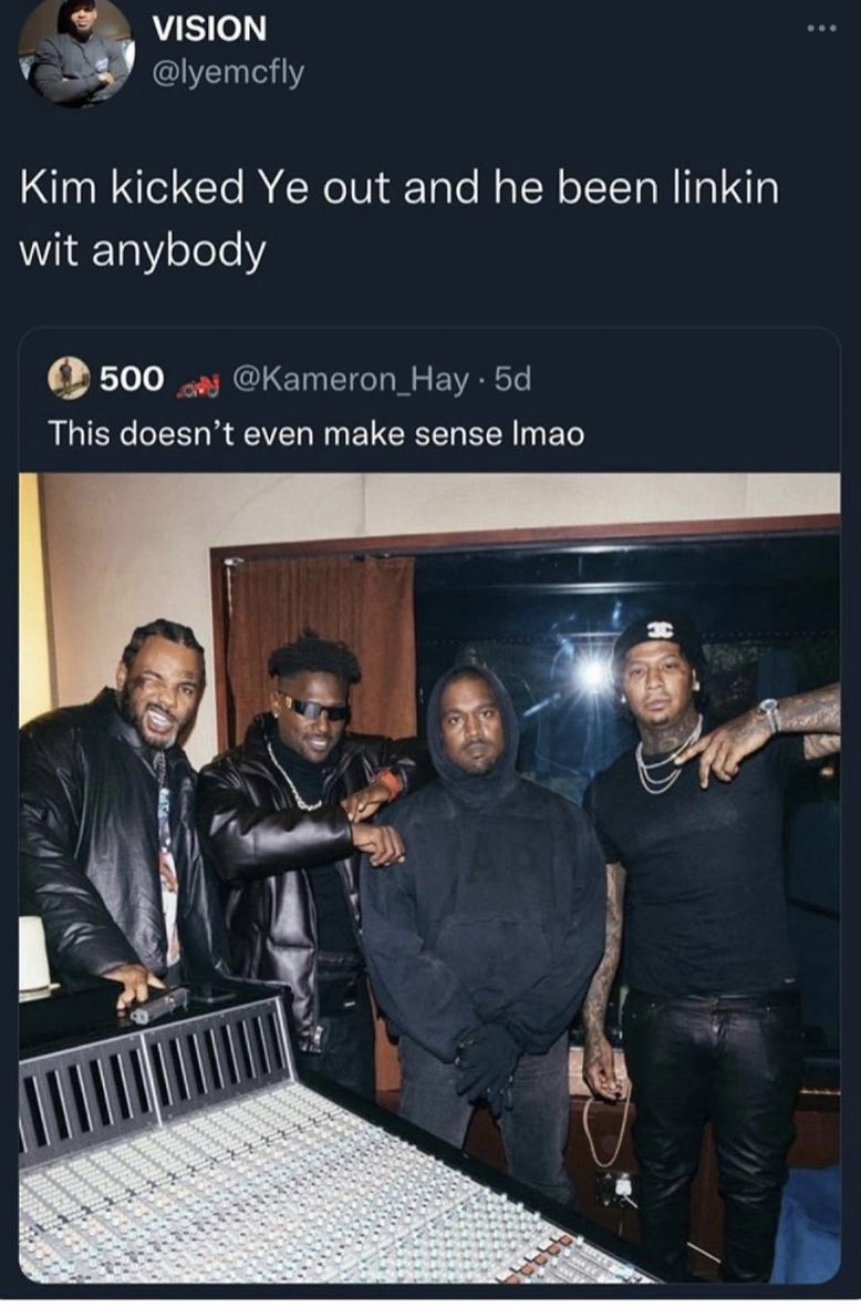 TyyBolo's tweet photo. Kanye’s next door album looks like a masterpiece in the making 👀 https://t.co/43AX8Foc4N