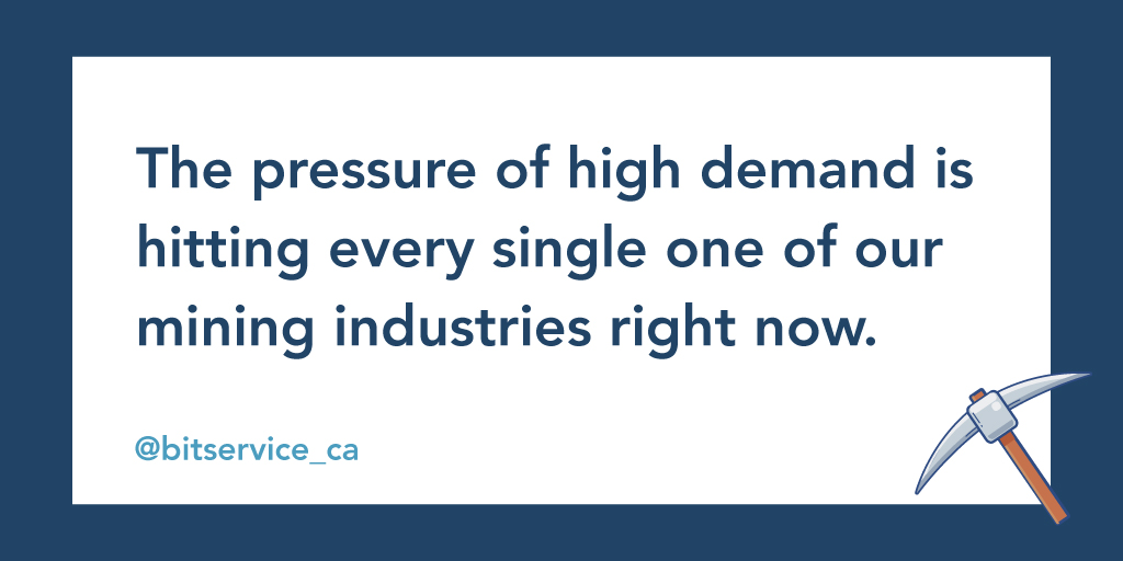 Why is there so much pressure on the #miningindustry right now? 

The simple answer: It’s because of the catastrophically large demand for just about every #mineral worldwide. 

You could say that it’s a mineral’s marketplace. Where does this leave us?

bit.ly/3KjgQ8s