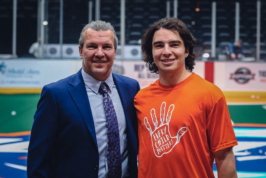 It was an OJLL family affair this weekend at the Coliseum as <a href="/PantherCityLax/">Panther City Lacrosse Club</a> coach Dan Teat coached against his son Jeff Teat and @newyorkriptide for the first time in the <a href="/NLL/">NLL</a> regular season. Dan has coached Jeff with <a href="/BMLA1943/">Brampton Minor Lax</a>, <a href="/BramptonJrA/">Brampton Jr A</a>, and the <a href="/BramExcels/">Brampton Excelsiors</a>.